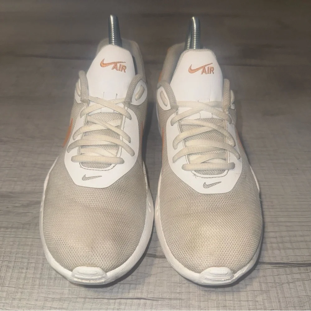 Size 7 - Nike Air Max Oketo White Orange Peel Womans Running Shoes